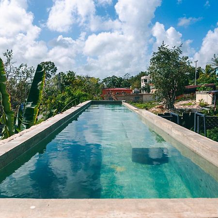 Hotel Makaaba Eco-Boutique Бакалар Екстер'єр фото Swimming pool at the hotel