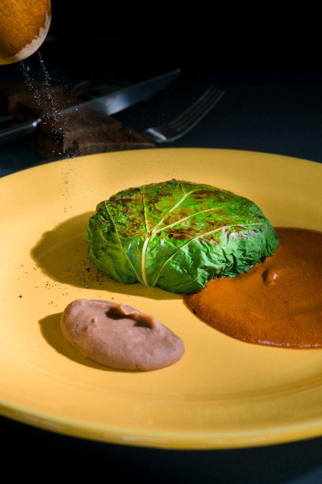 Hotel Makaaba Eco-Boutique Бакалар Екстер'єр фото A cabbage steak